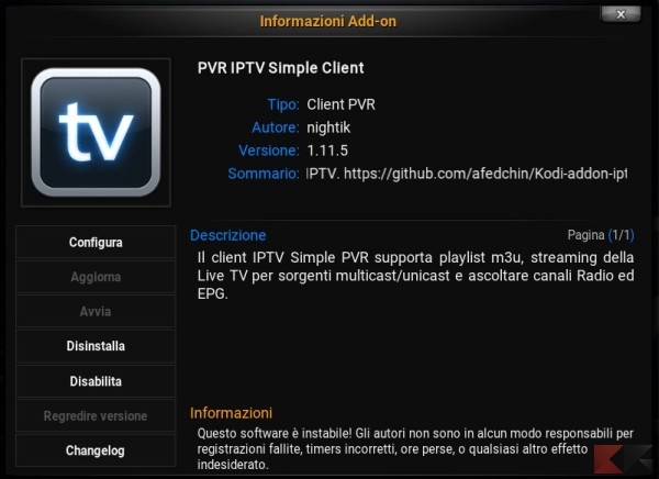 IPTV Simple client config
