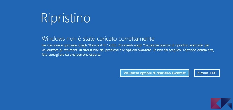 Ripristino Avvio Windows Vista