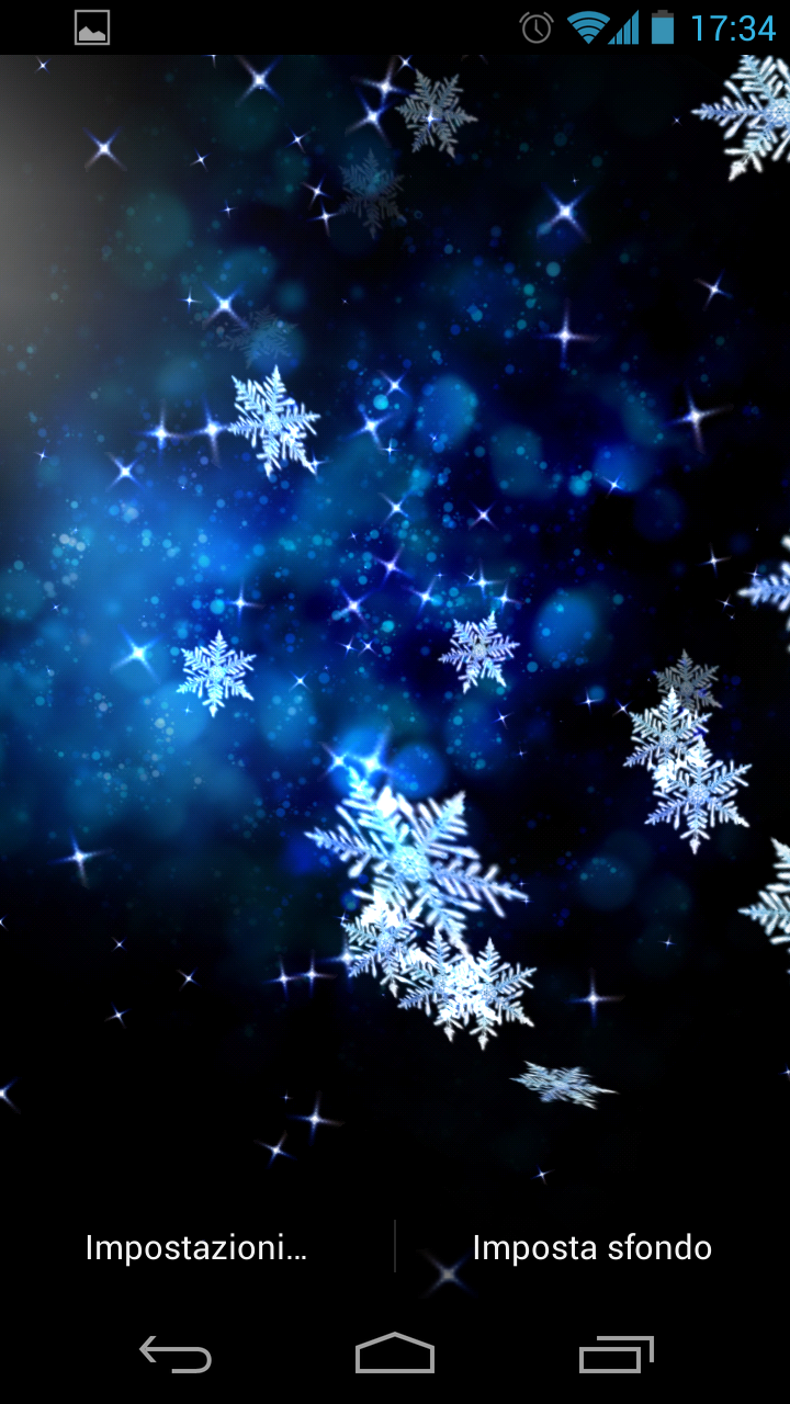 Sfondi Natalizi 3d.Snow Stars Addobbiamo Per Natale Il Nostro Android Con Un Live Wallpaper Chimerarevo