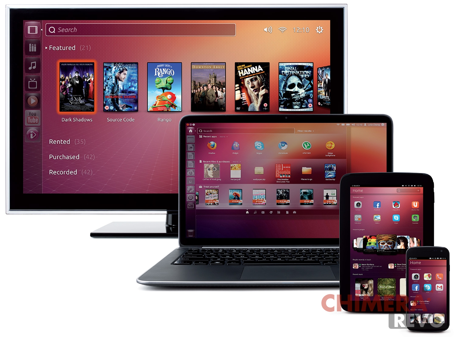 Ubuntu pc smartphone tablet