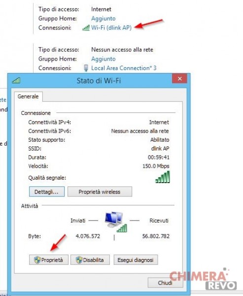 trasformare il PC Windows 8_8.1 WiFi HotSpot