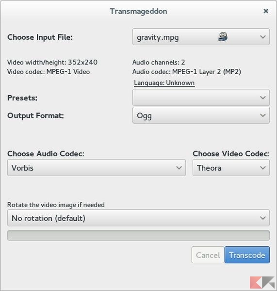 Convertire video su Ubuntu