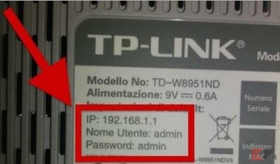 Password router dimenticata
