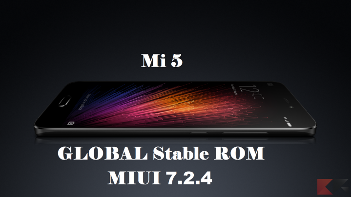 Xiaomi Mi 5 Global ROM MIUI V7.2.4.0.MAAMIDC