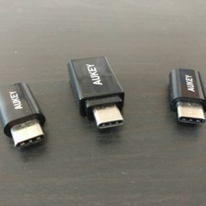 Adattatori USB C a Micro USB e USB A di Aukey 2