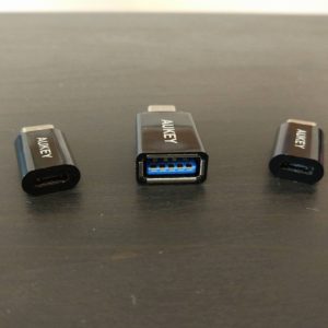 Adattatori USB C a Micro USB e USB A di Aukey 3