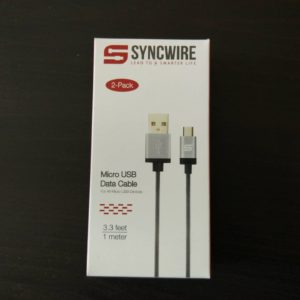cavo micro USB in Nylon di Syncwire 3