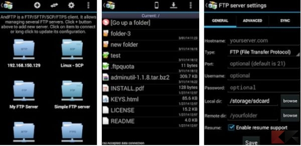 AndFTP (your FTP client) - App Android su Google Play