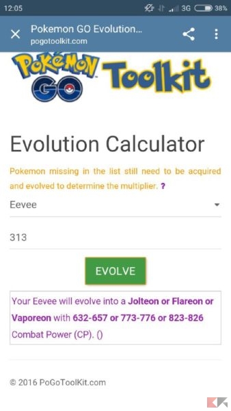 Pokémon Go - PL evoluzione