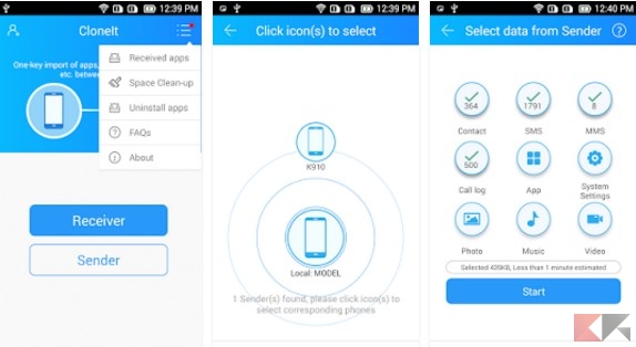CLONEit - Batch Copy All Data - App Android su Google Play