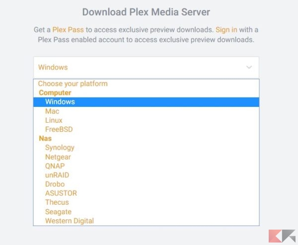 Download Plex Media Server