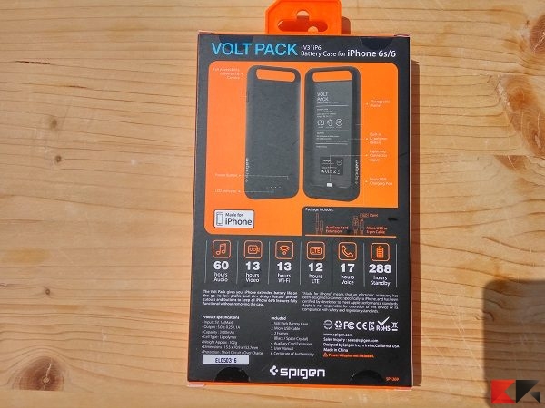 case batteria Spigen battery pack