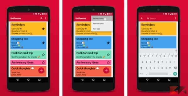 Swiftnotes - simplified notes - App Android su Google Play