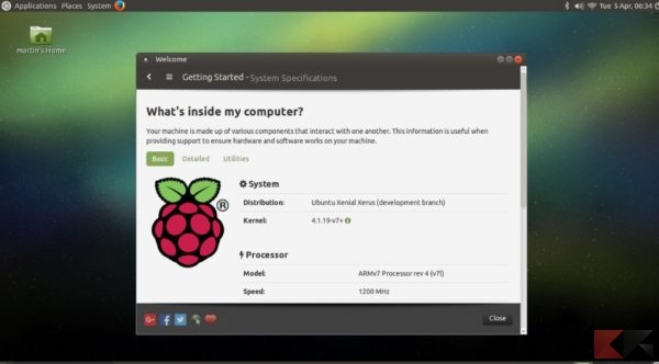Ubuntu MATE per Raspberry Pi