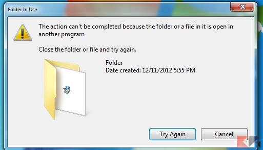 File bloccati su Windows