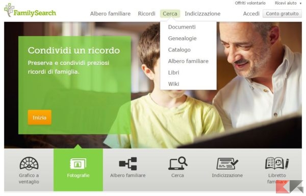 Albero Genealogico Online - FamilySearch