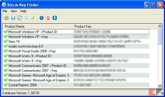 scr_keyfinder - recuperare product key windows
