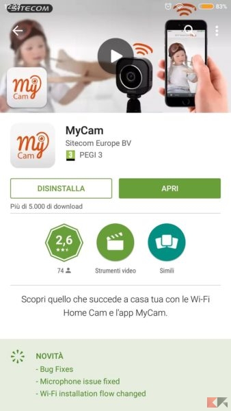 SITECOM Home Cam Mini Wi-Fi