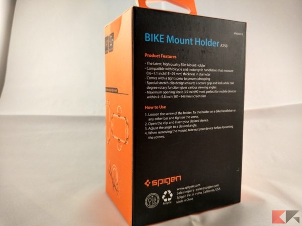 Supporto smartphone per bici Spigen bicicletta bike