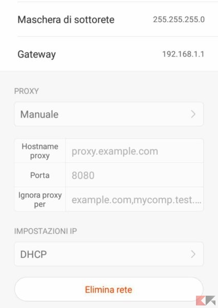 proxy android