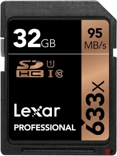 Lexar Professional LSD32GCB1EU Scheda di Memoria SDHC 633x da 32 GB