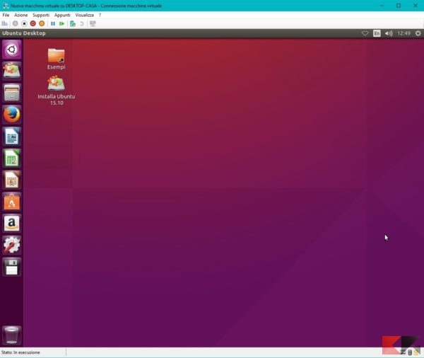 Ubuntu virtualizzato con Hyper-V