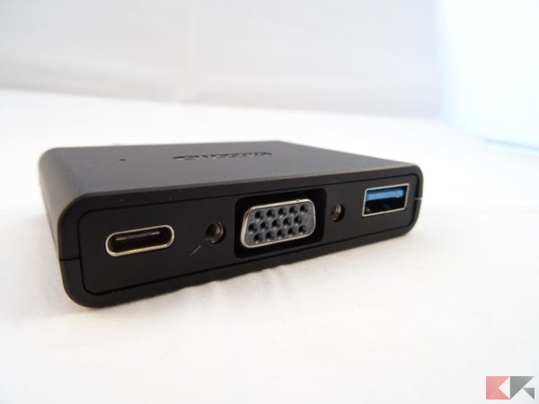 Adattatore USB-C SITECOM 3-in-1 Type C VGA USB 3.1