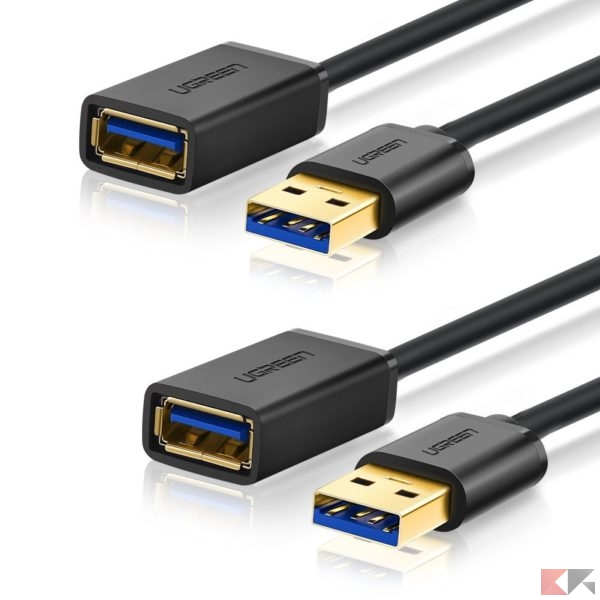 Prolunga USB 3.0 Maschio Femmina 5Gbps (2 m) - codici sconto Ugreen