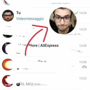 videomessaggi telegram