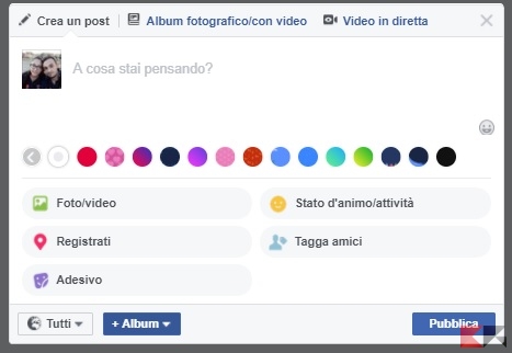 Come scrivere colorato su Facebook - scrivere stati colorati su Facebook
