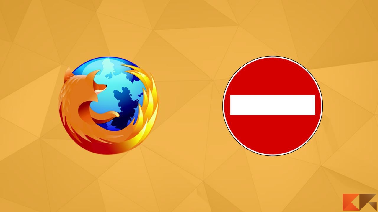 bloccare sito Firefox