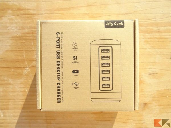 Caricatore USB 6 Porte Jelly Comb