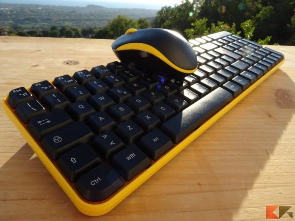 Tastiera + mouse Wireless Jelly Comb