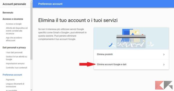 come-eliminare-account-google-elimina-account