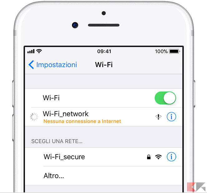 ios11 iphone7 settings wifi no internet connection crop