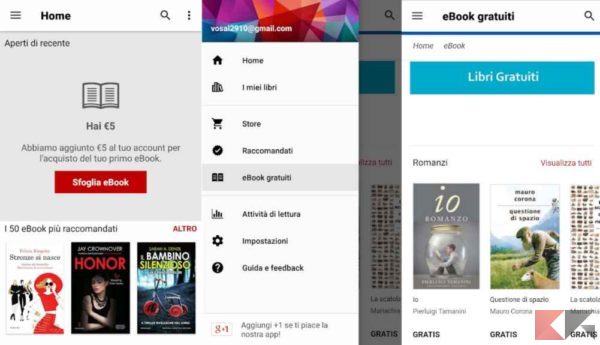 Scaricare libri gratis su Android: Kobo