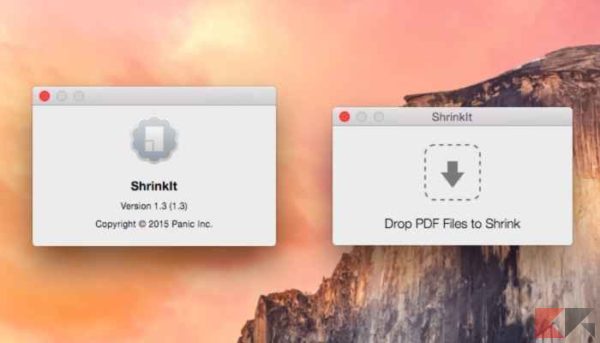 comprimere file PDF senza perdere qualità - Shrinklt
