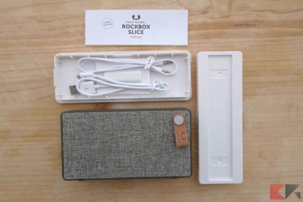 Fresh 'N Rebel RockBox Slice Fabric Edition - speaker bluetooth altoparlante wireless