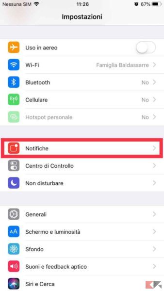 Come disattivare notifiche su iPhone e iPad - Come gestire notifiche su iPhone e iPad
