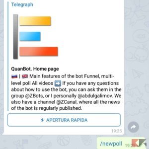 sondaggio telegram