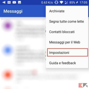 messaggi android 3