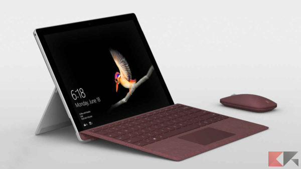 surface go frontale