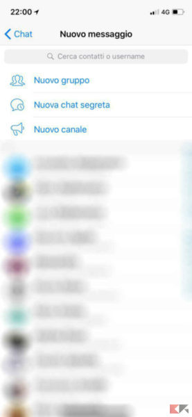 chat che si autodistruggono su Telegram iOS1