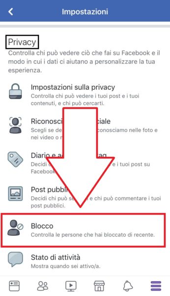Come sbloccare una persona su Facebook da iPhone e iPad