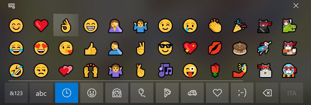 emoji tastiera virtuale