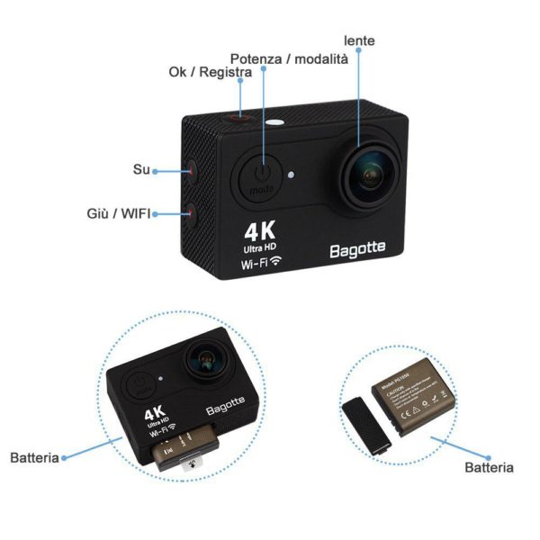 action cam 4k wifi