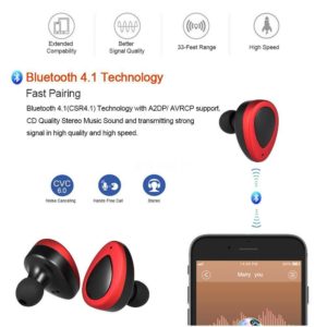 True TWS Wireless Earbuds Auricolari Bluetooth
