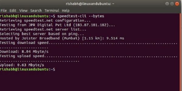 Come fare Speedtest su Linux da terminale