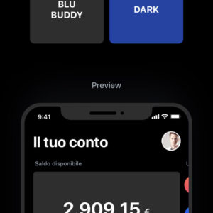 Come cambiare tema nell’app di Buddybank dark