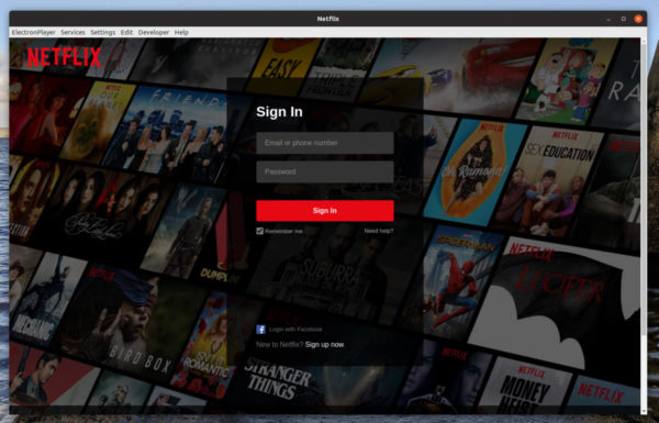 Come vedere Netflix su Linux con ElectronPlayer